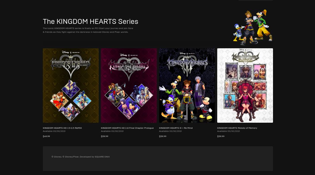 Resmi Tuju PC, Kingdom Hearts Akan Eksklusif di Epic Game Store